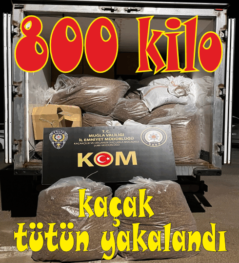 1.8 MİLYON TL DEĞERİNDE   KAÇAK TÜTÜN ELE GEÇİRİLDİ!