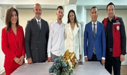 EVLENECEK GENÇLERİN DESTEKLENMESİ PROJESİ KAPSAMINDA İLK NİKAH KIYILDI