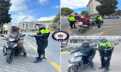 MUĞLA'DA MOTOSİKLET DENETİMİ