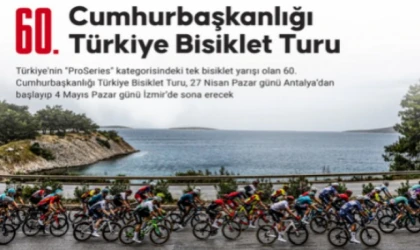 60.CUMHURBAŞKANLIĞI TÜRKİYE BİSİKLET TURU ANTALYA'DAN BAŞLADI