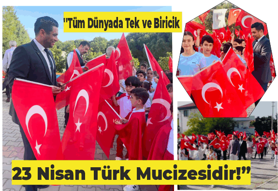 DATÇA ÜLKÜ OCAKLARINDAN ÇOCUKLARA BAYRAK HEDİYESİ