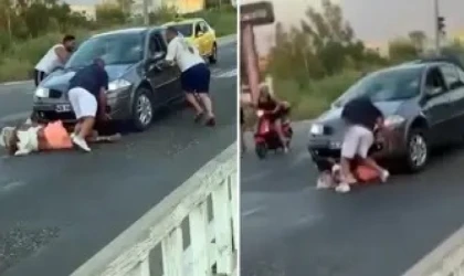 ALKOLLÜ SÜRÜCÜ EZEREK KAÇMAYA ÇALIŞTI