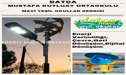 Mavi Yeşil Okullar Projesi Kapsamında Öğrenciler Rüzgâr Türbini Üretti