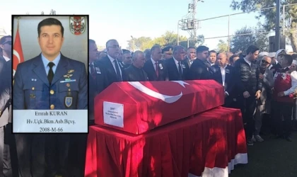 MİLASLI ŞEHİT ASTSUBAY BAŞÇAVUŞ EMRAH KURAN SON YOLCULUĞUNA UĞURLANDI
