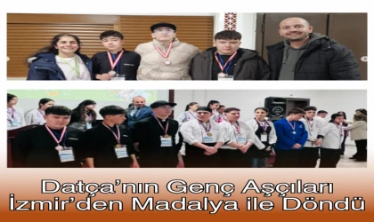 Datça’nın Genç Aşçıları İzmir’den Madalya ile Döndü