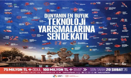 TEKNOFEST 2026 TEKNOLOJİ YARIŞMALARINA BAŞVURULAR BAŞLADI!