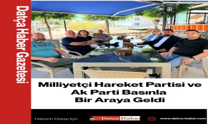 Milliyetçi Hareket Partisi ve Ak Parti BASIN MENSUPLARI İLE BİR ARAYA GELDİ