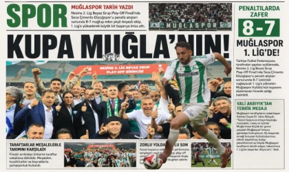 Muğlaspor 1. Lig’de: Tarihi Zafer Kupayla Taçlandı