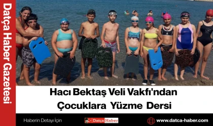Hacı Bektaş Veli Vakfı'ndan Çocuklara Yüzme Dersi