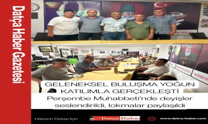 GELENEKSEL BULUŞMA YOĞUN KATILIMLA GERÇEKLEŞTİ