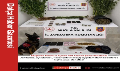 Muğla'da Temmuz Ayında 481 Aranan Şahıs Yakalandı