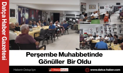 Perşembe Muhabbetinde Gönüller Bir Oldu