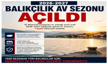 2026-2027 BALIKÇILIK AV SEZONU AÇILDI