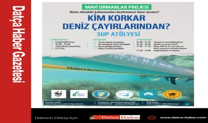 DATÇA’DA ÇOCUKLAR DENİZ ÇAYIRLARINI YAKINDAN KEŞFEDECEK