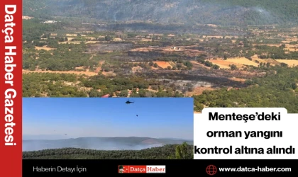 Menteşe’deki orman yangını kontrol altına alındı