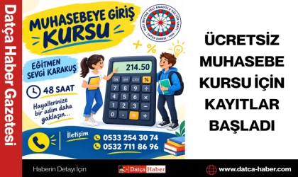 ÜCRETSİZ MUHASEBE KURSU İÇİN KAYITLAR BAŞLADI