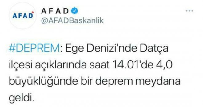 4 BÜ­YÜK­LÜ­ĞÜN­DE DEP­REM
