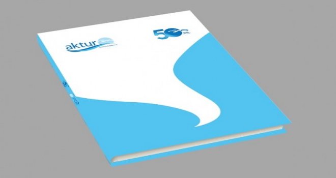 AKTUR 50.?YI­LI­NI TA­NI­TIM KİTA­BIY­LA KUTLADI