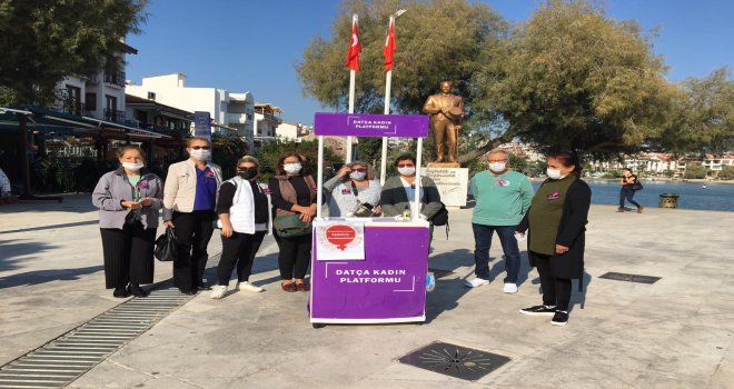 CHP KADIN KOLLARINDAN ''KA­DI­NA ŞİD­DET'' BASIN AÇIKLAMASI 