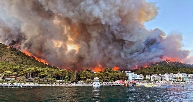 DATÇA - MARMARİS,MARMARİS -DATÇA YOLU TRAFİĞE KAPATILDI!