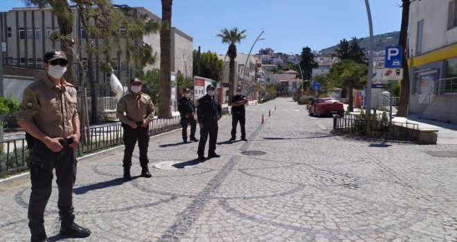 DATÇA KISITLAMALARA UYDU SOKAĞA ÇIKMADI 