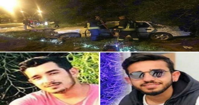 DATÇA' DA KONT­ROL­DEN ÇIKAN ARAÇ KAZA YAPTI! 2 KİŞİ HA­YA­TI­NI KAY­BETTİ