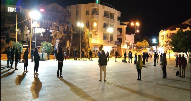 Datça’ da ‘’sanatın saati olmaz ''eylemi