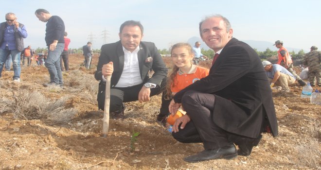 DATÇA GELECEĞİNE NEFES İÇİN 11 BİN FİDANI TOPRAKLA BULUŞTURDU