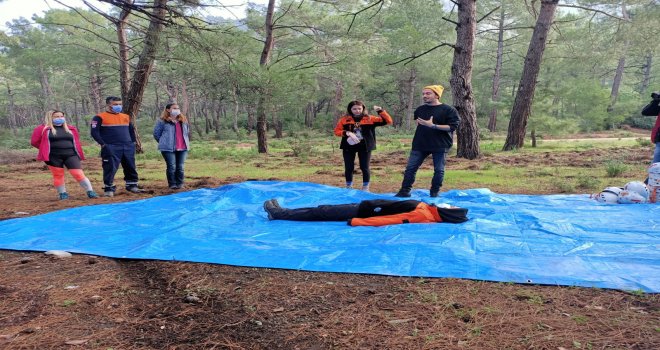 DATÇA MAG-AME EKİ­Bİ­NİN AFET­LE­RE KARŞI EĞİ­TİM­LE­Rİ DEVAM EDİ­YOR