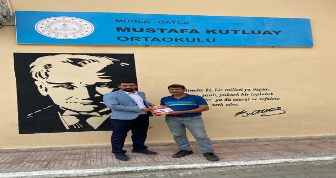 DATÇA ÜLKÜ OCAK­LA­RI 200 ÇO­CU­ĞA KİTAP VE KALEM HEDİYE ETTİ