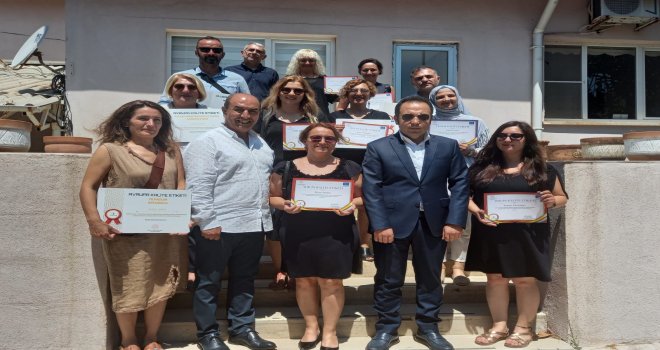DATÇA'DA eTwinning KALİTE ETİKETİ ÖDÜL TÖRENİ DÜ­ZEN­LENDİ