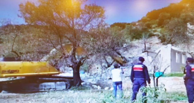 DATÇA'DA KAÇAK YAPILAR YIKILMAYA BAŞLANDI