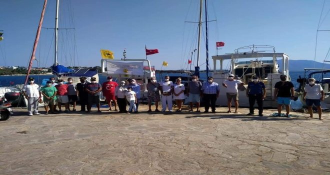 DATÇA'DA ŞEHİT YA­KIN­LA­RI VE GAZİLERE TEKNE TURU