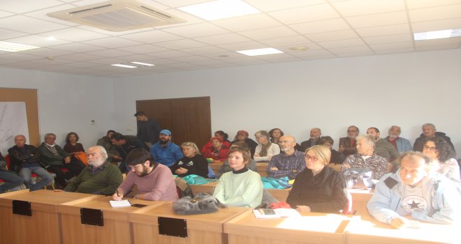 DATÇA'DA YA­PIL­MA­SI PLAN­LA­NAN EMNİYET BİNASINA ÇEVRECİLERDEN TEPKİ