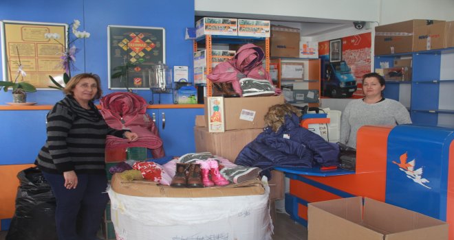 DATÇA'LI ÇOCUKLARDAN VAN'LI ÇO­CUK­LA­RA SEVGİ VE KAR­DEŞ­LİK KÖP­RÜ­SÜ 