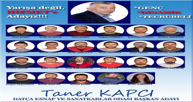 ‘'DEĞERLİ ESNAF VE SANATKARLARIMIZ''