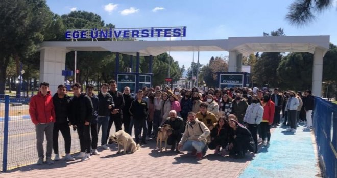 EGE KA­Rİ­YER FUARI'NDA DAT­ÇA­LI ÖĞ­REN­Cİ­LER, ME­ZUN­LAR İLE BİR ARAYA GELDİ