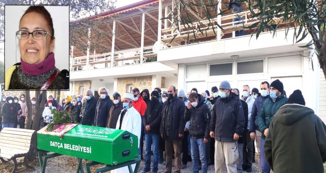 GAZETECİ ESMERİ ALEV EKEBAŞ SON YOLCULUĞUNA UĞURLANDI.
