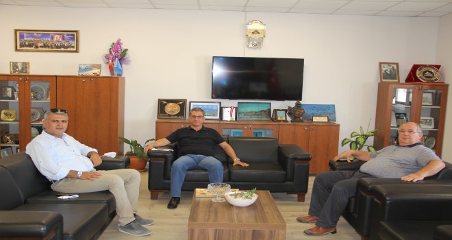 GURUP BAŞKAN VEKİLLERİNDEN BAŞKAN UÇAR ' A ZİYARET