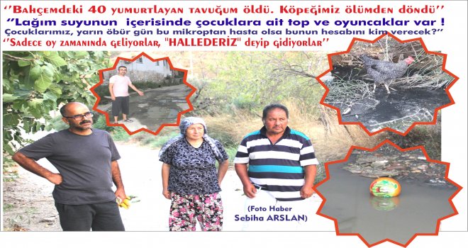 KARAKÖYÜN BİTMEYEN LAĞIM ÇİLESİ TEHLİKE SAÇMAYA DEVAM EDİYOR!