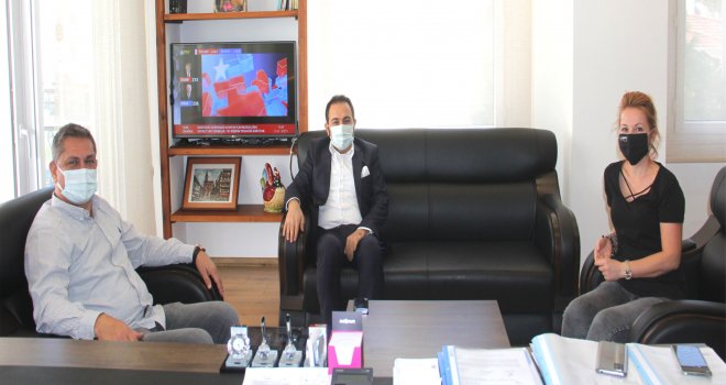 KAYMAKAMIMIZ GAZETEMİZİ ZİYARET ETTİ.