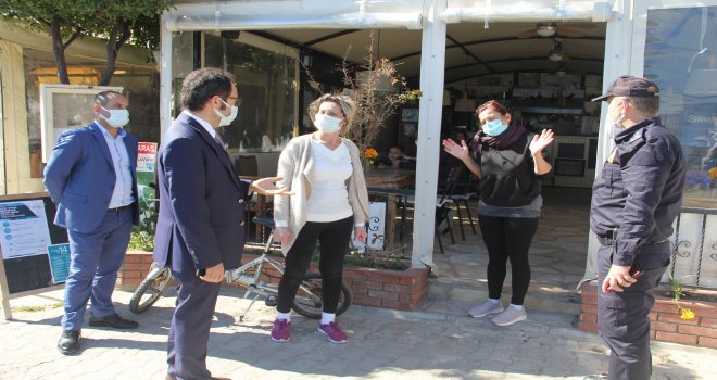 KAY­MA­KAM ÇOBAN VE EMNİYET MÜ­DÜ­RÜ TOY­GUN'DAN HEM ZİYARET, HEM DENETİM