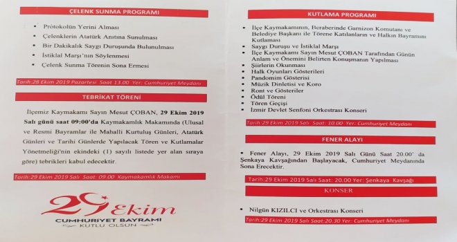 KAY­MA­KAM ÇOBAN'DAN DATÇA HAL­KI­NA DAVET,CUM­HURİYETİMİZİN 96.YI­LI­NI KUT­LA­MAK İÇİN BU­LU­ŞU­YO­RUZ