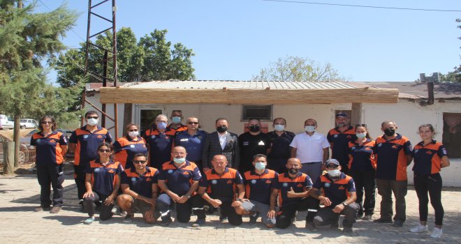 Kaymakam Çoban'dan Mahalle Afet Gönüllülerine ziyaret