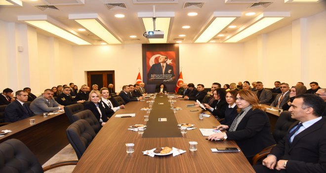 KAYMAKAM ÇOBAN'INDA KATILDIĞI OKUL GÜ­VEN­Lİ­Ğİ TOP­LAN­TI­SI YA­PIL­DI