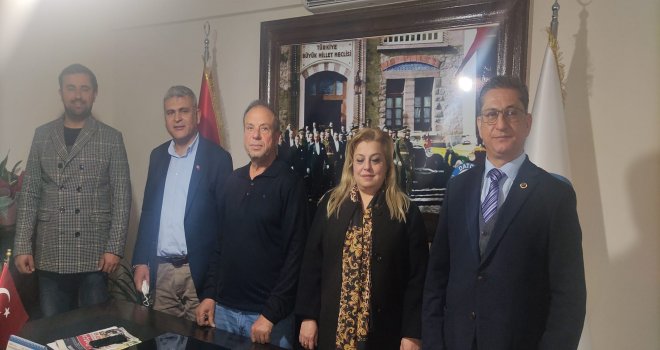 MECLİS ÜYE­LERİNDEN GÜVEN TA­ZE­LE­YEN DEMİRTAŞ' a HA­YIR­LI OLSUN ZİYARETİ