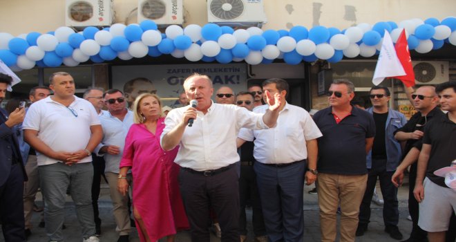 MEM­LE­KET PAR­Tİ­Sİ GENEL BAŞKANI MU­HAR­REM İNCE DATÇA'YA GELDİ.