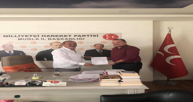 MHP DATÇA'DA İLÇE BAŞKANI DEĞİŞTİ