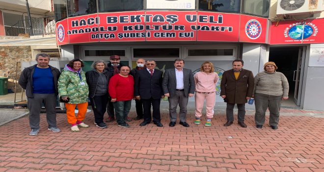 VALİ TAVLI VE KAYMAKAM ÇOBAN CEMEVİNİ ZİYARET ETTİ