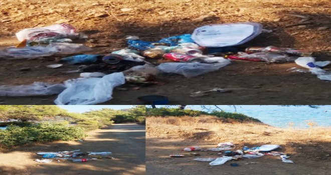 YE­Dİ­LER, İÇTİ­LER ÇÖP­LE­Rİ­Nİ BI­RA­KIP GİT­Tİ­LER